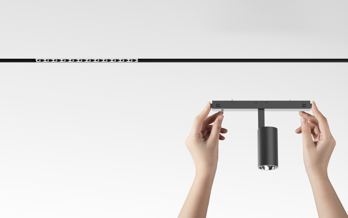 Magnetic Track Lighting Installation - Professional Grade